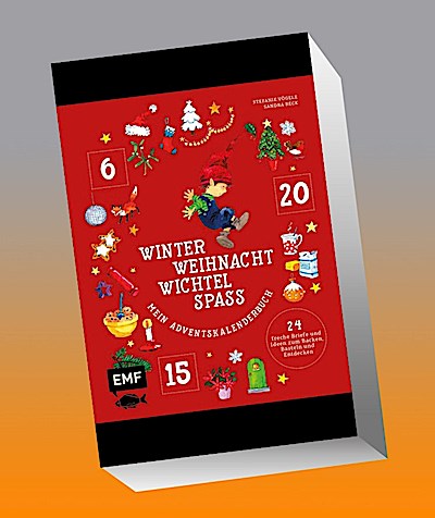 Mein Adventskalender-Buch: Winter-Weihnacht-Wichtelspaß